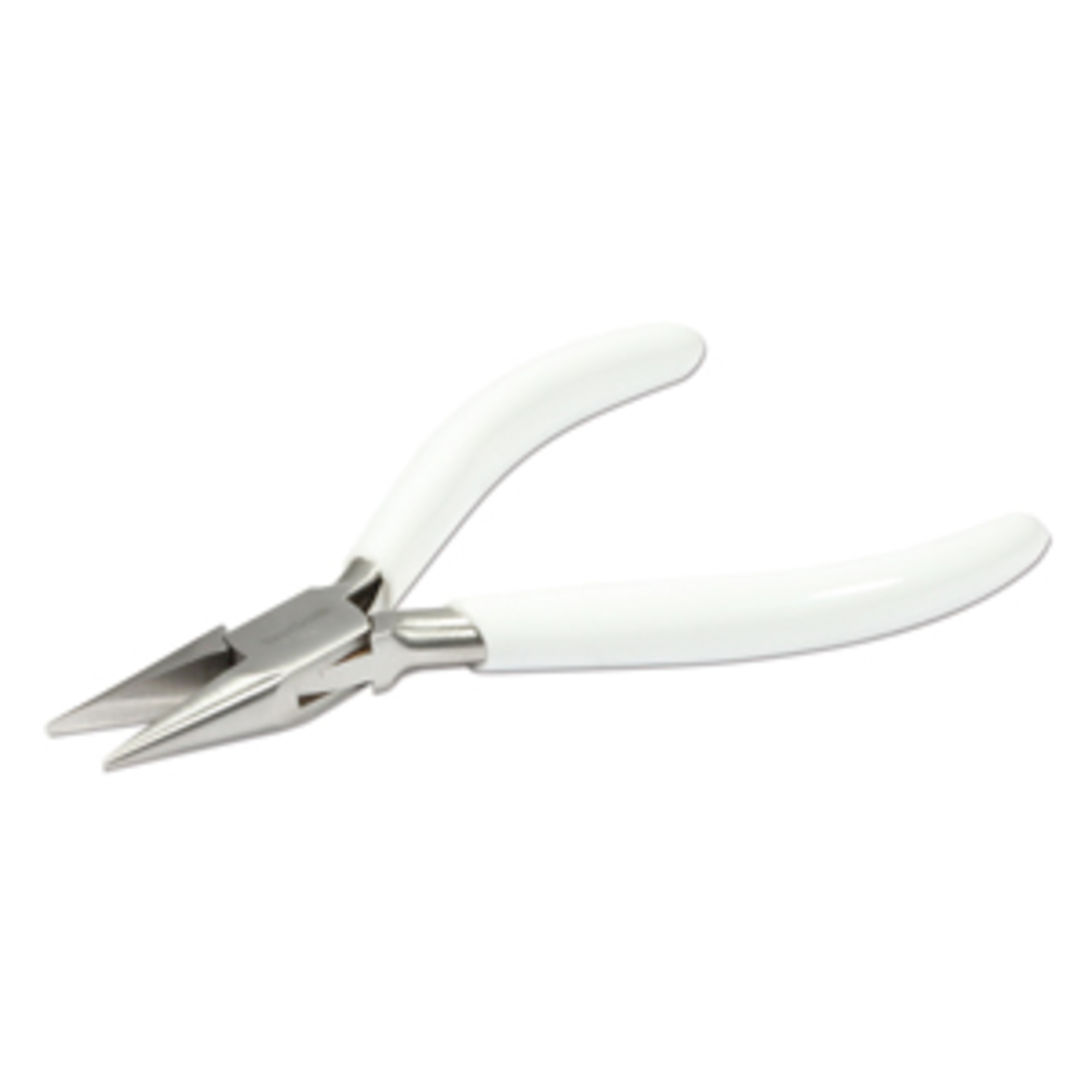 BeadSmith Chain Nose Pliers: Heavier Duty: White Handle image 4