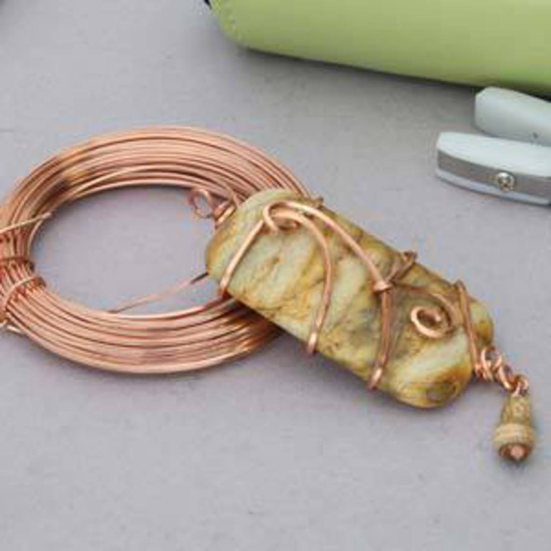 Tarnish Resistant Square Wire: Natural Copper, 21g (med temper) image 1
