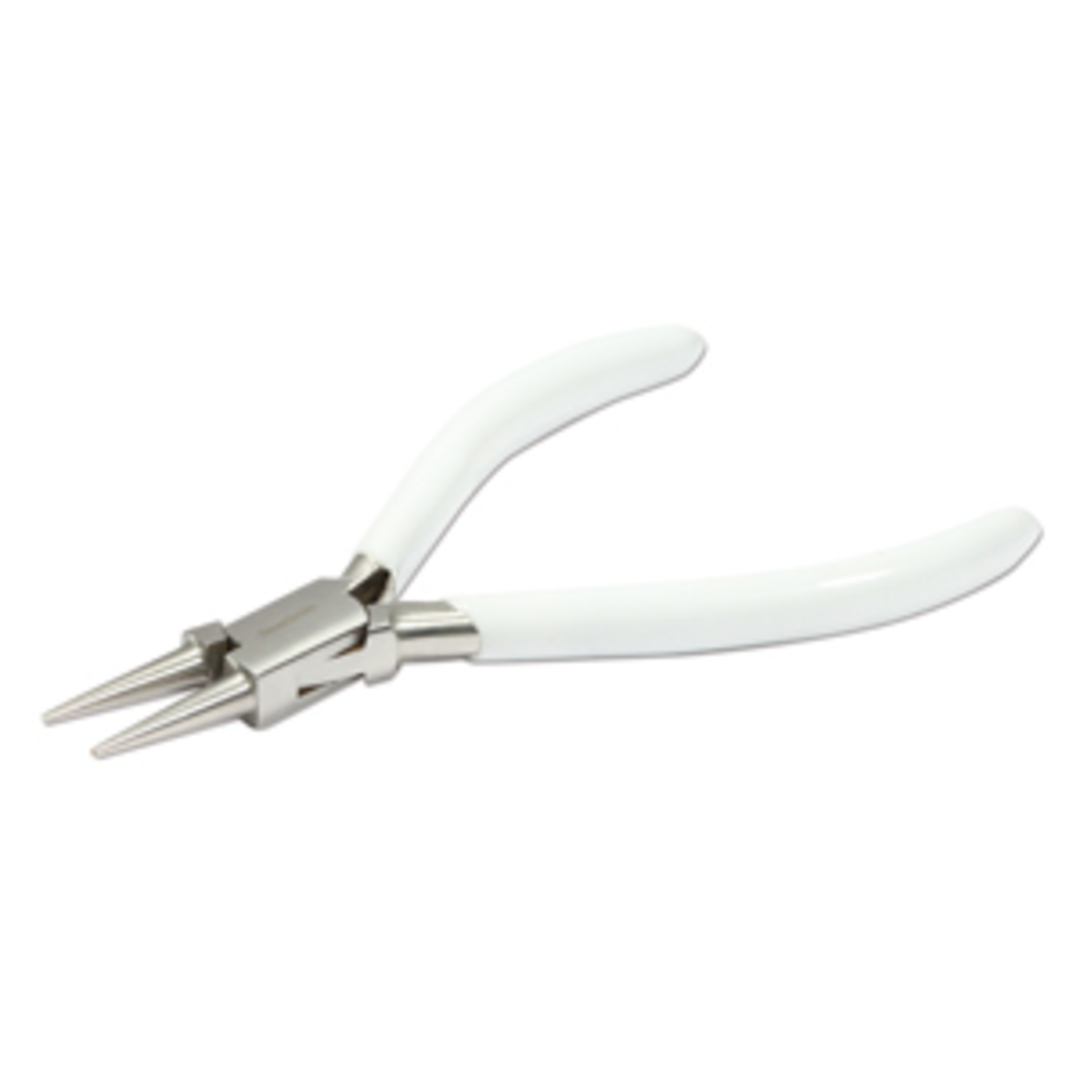 BeadSmith Round Nose Pliers: Heavier Duty: White Handle image 4