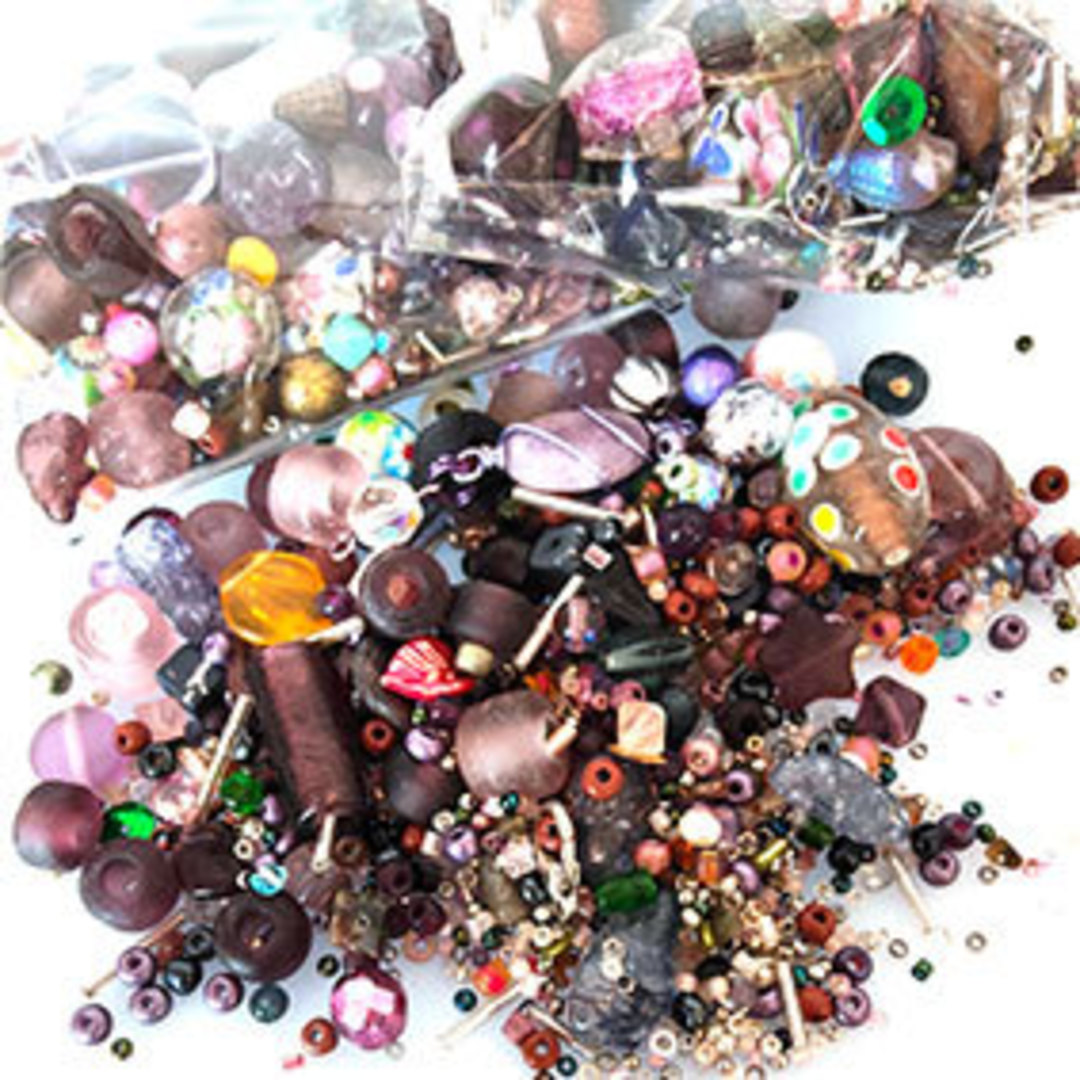 NEW! Glass Bead Mix - Purplos image 0