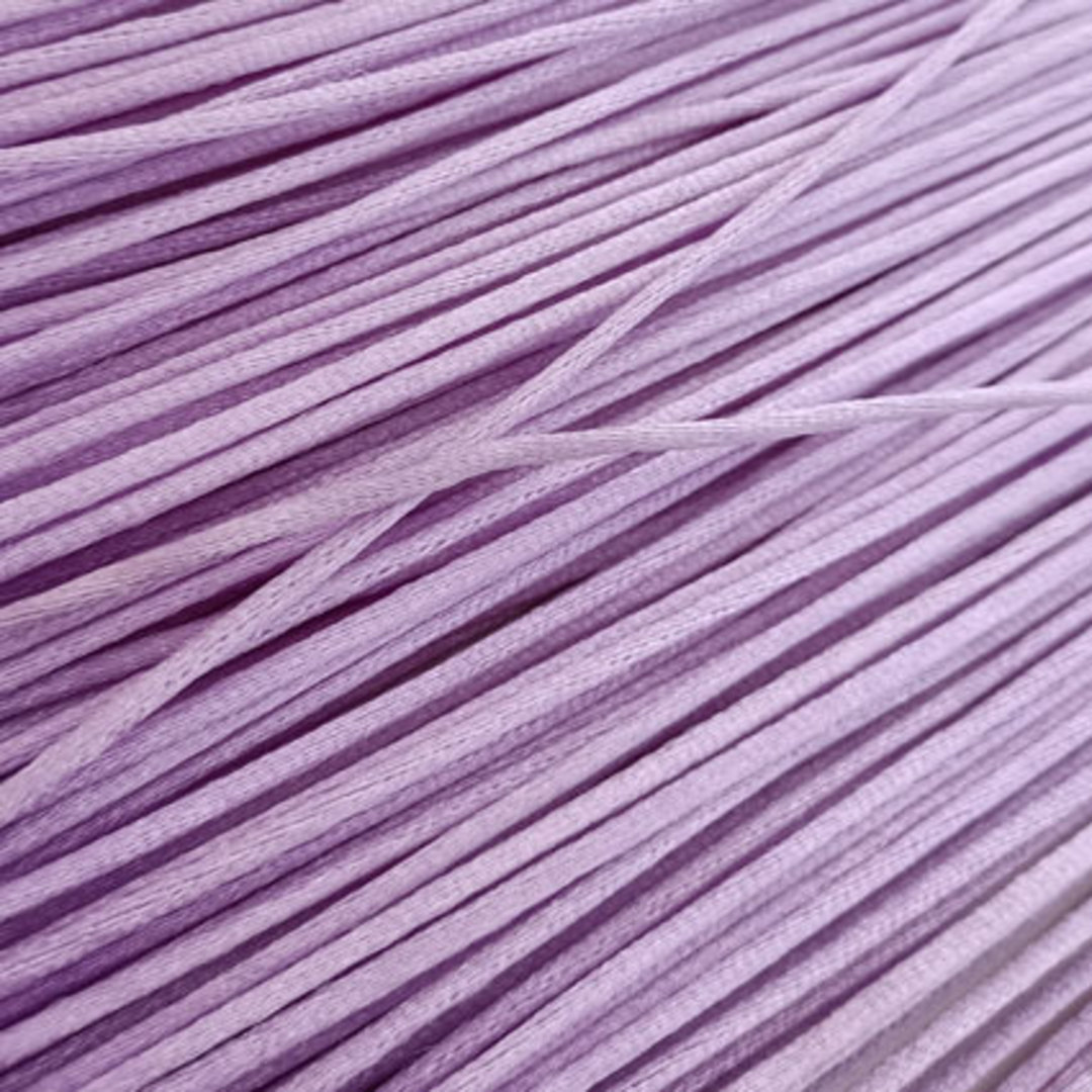 CLEARANCE - Satin Rats Tail Cord (2mm) - Lilac (a little colour variance) image 0