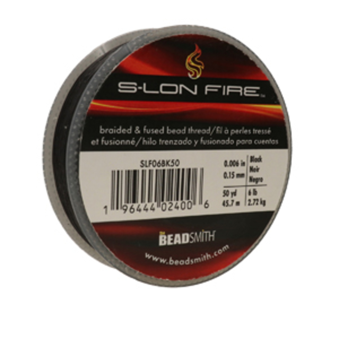 S-LON FIRE, 50 yard spool: 4lb - Black image 0