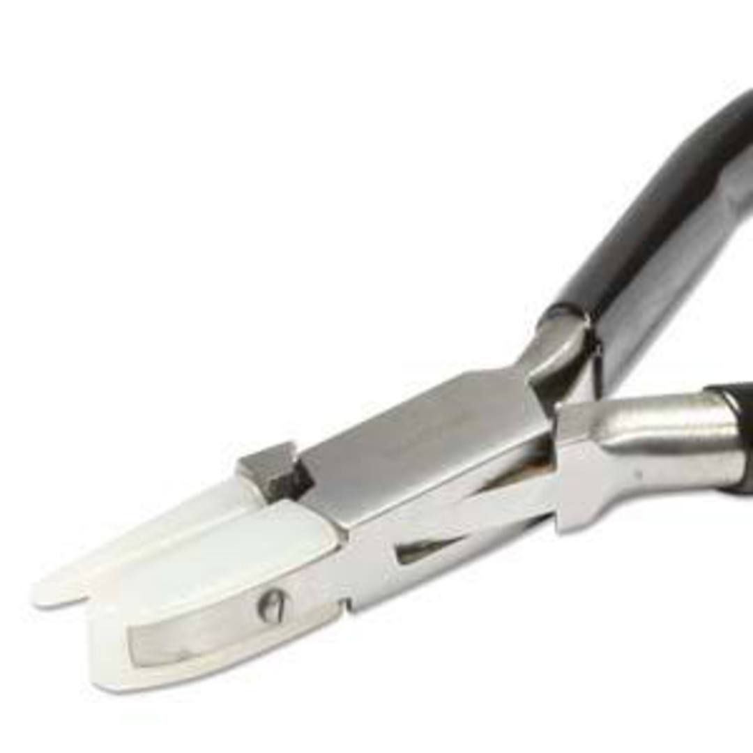 BeadSmith Nylon Jaw Pliers: Dual, round and flat nose image 0
