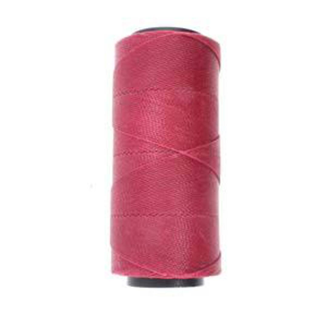 0.8mm Knot-It Brazilian Waxed Polyester Cord: Raspberry image 0