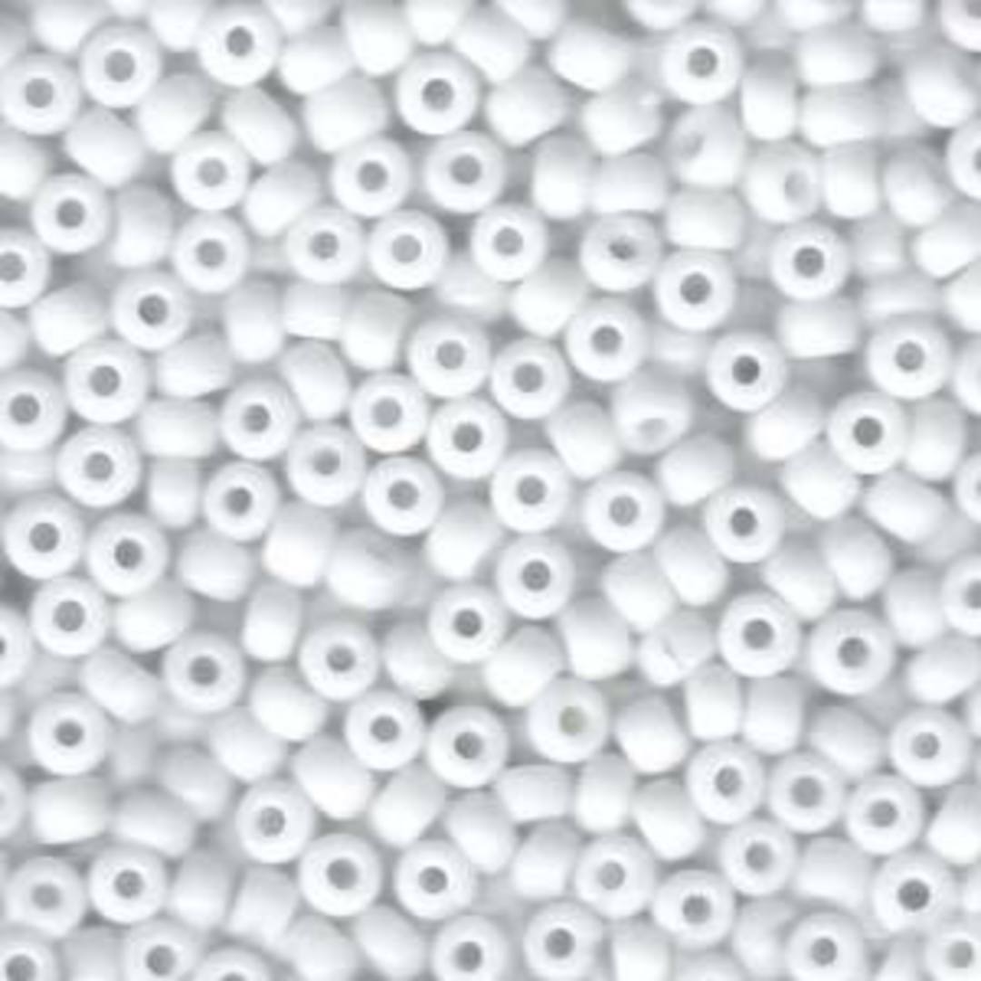 Matsuno size 6 round: 402 - White Opaque (7 grams) image 0