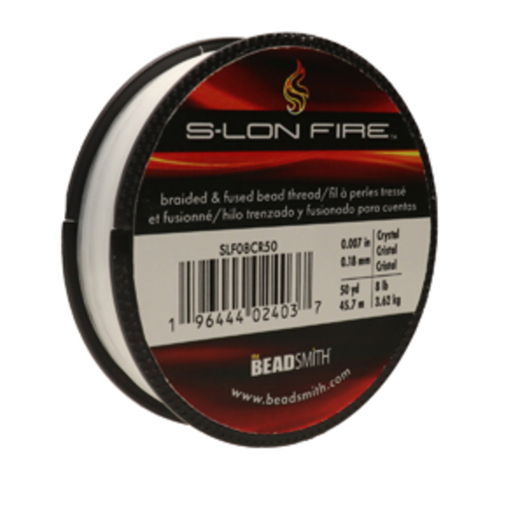 S-LON FIRE, 50 yard spool: 8lb - Crystal Clear image 0