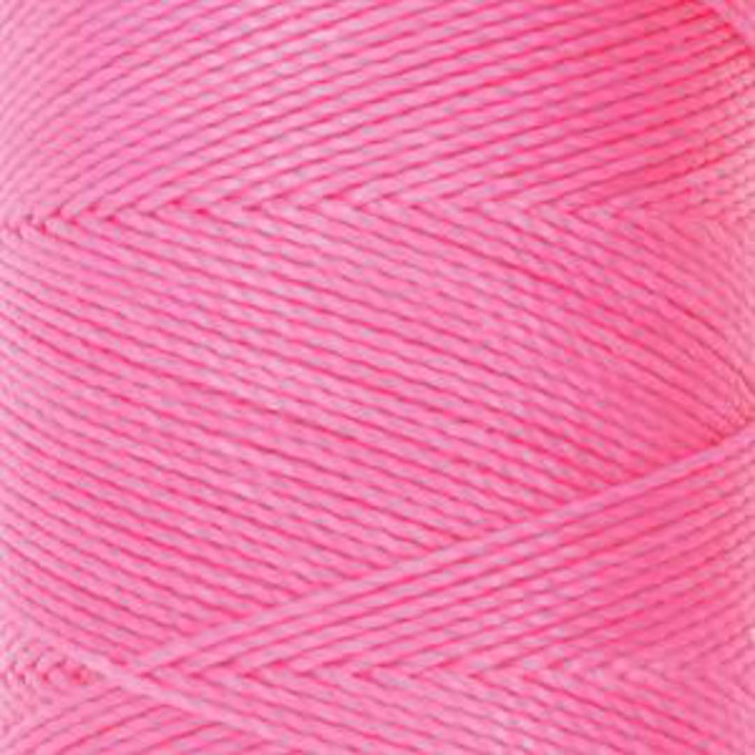 0.8mm Knot-It Brazilian Waxed Polyester Cord: Pink image 2