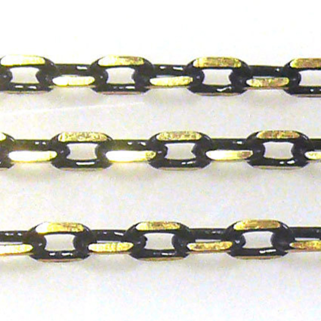 Coloured Chain: Black (3mm) image 0