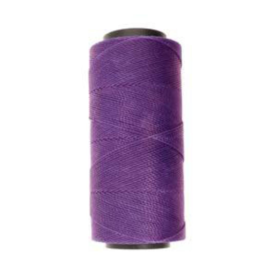 0.8mm Knot-It Brazilian Waxed Polyester Cord: Violet image 0