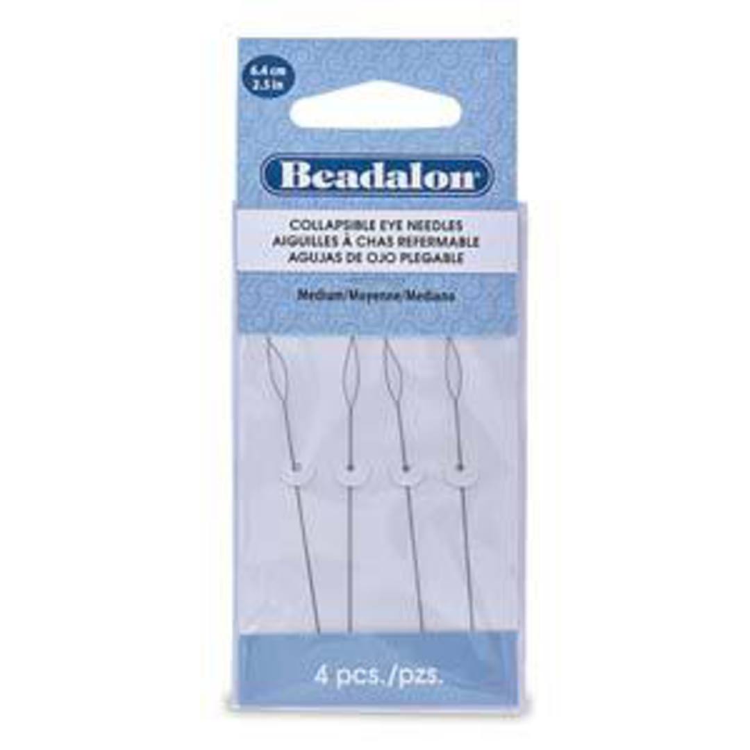 Beadalon Collapsible Eye Needle, 6.4cm long: 4 pack - medium image 0