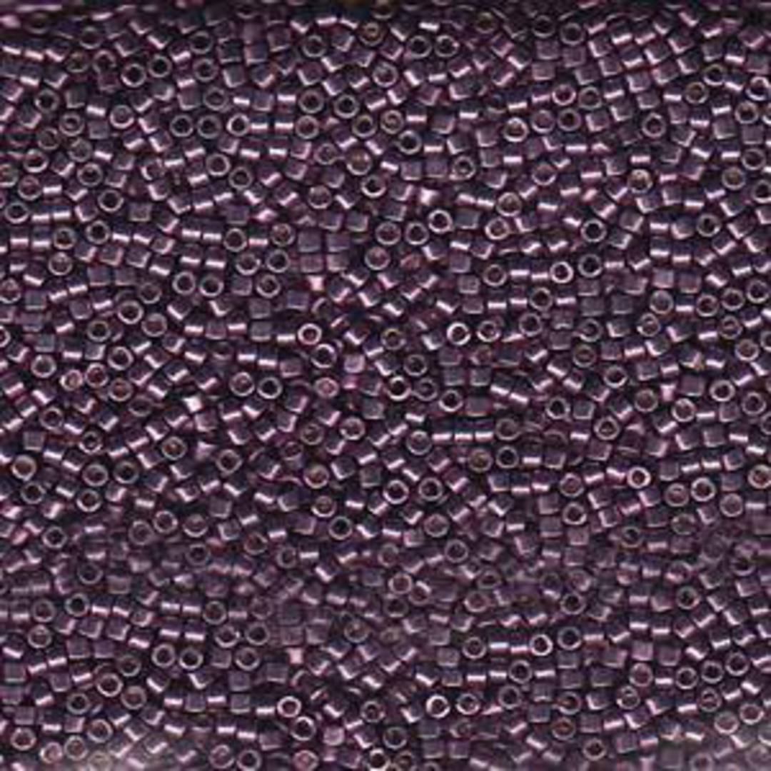 11/0 Miyuki Delica, colour 1580 - Duracoat Galv Eggplant (7.2 grams) image 0