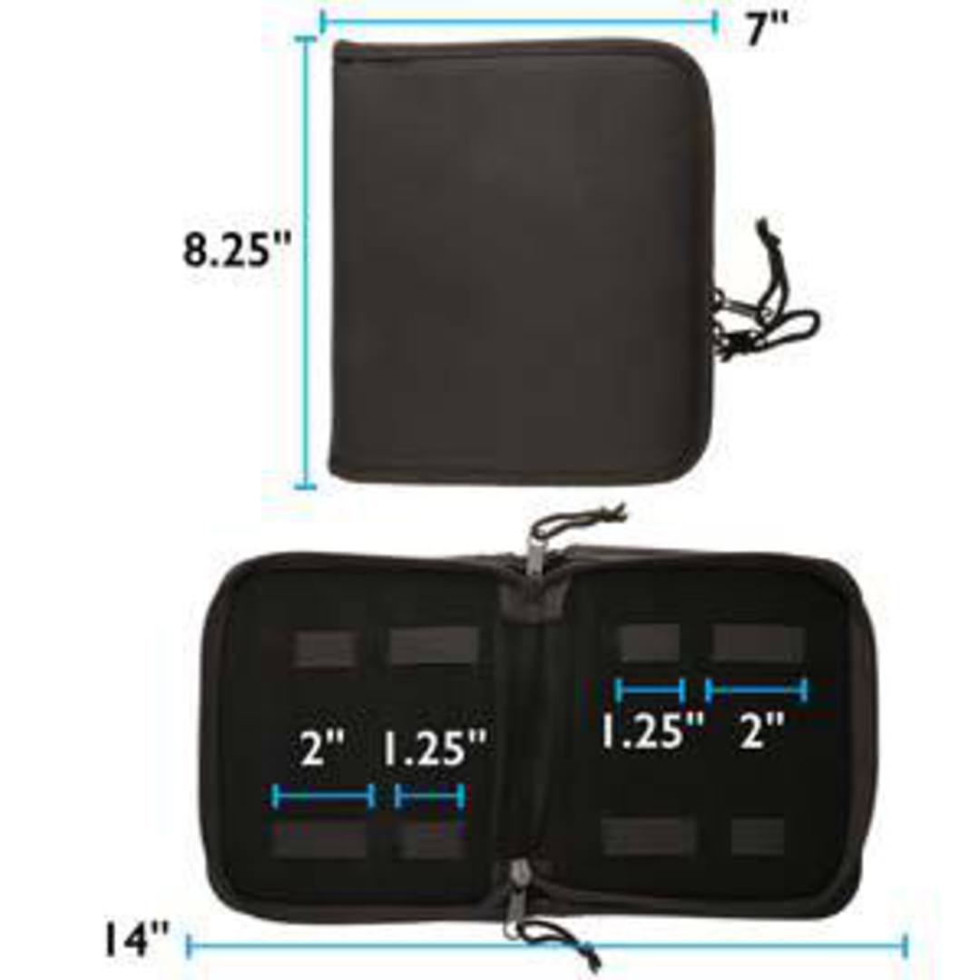 NEW! Black Canvas Tool Case, 20 x 17.7cm - 8 band image 0