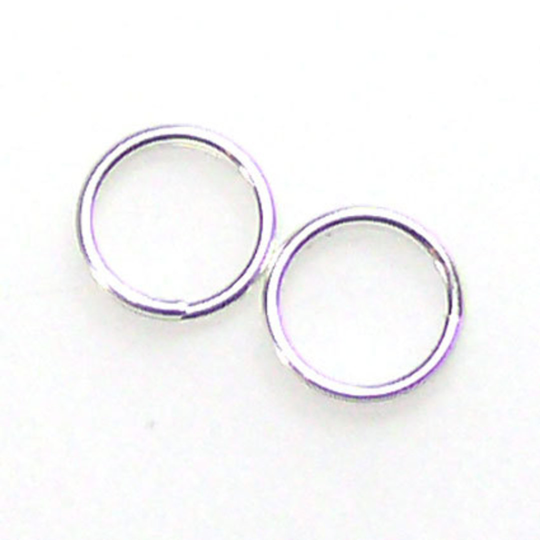 Split Ring, sterling silver 6mm image 0