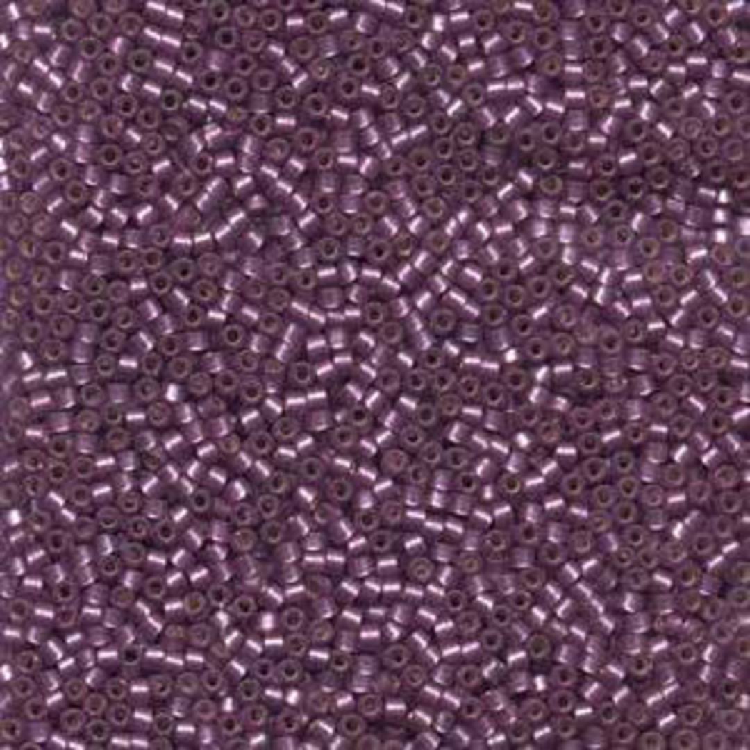 11/0 Miyuki Delica, colour 695 - Violet, semi matte, silver lined (5 grams) image 0
