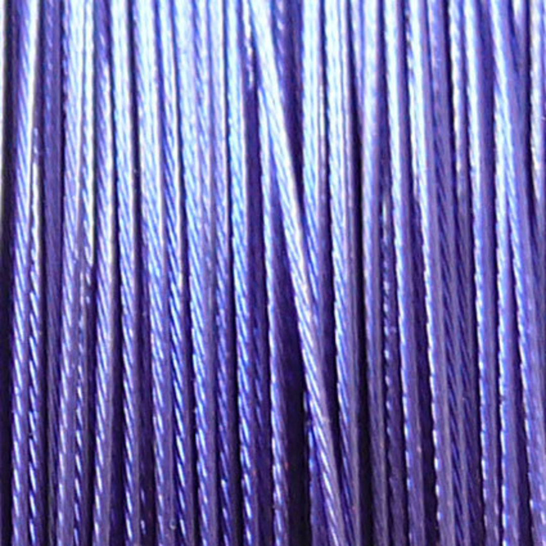 Tigertail Beading Wire: 100m roll - Purpley/Blue image 0