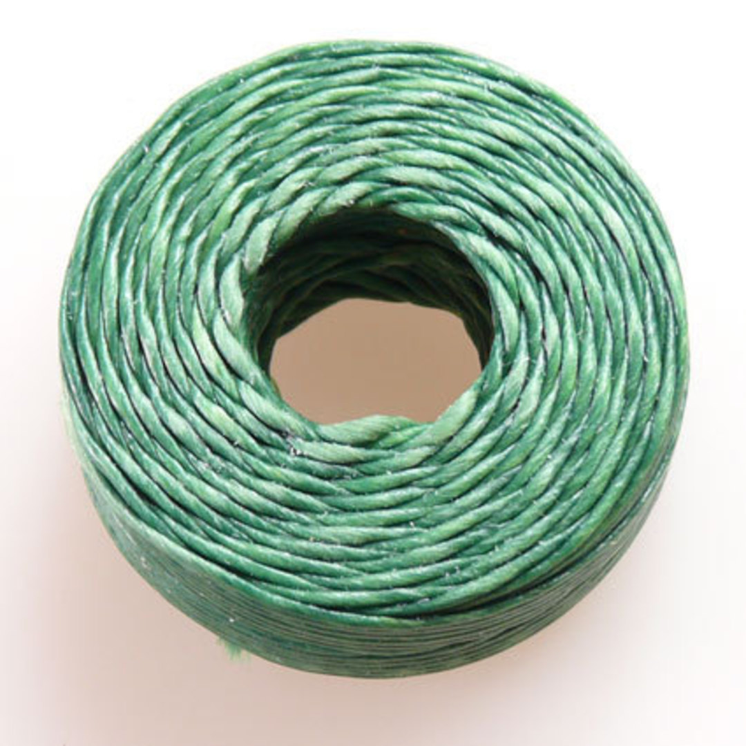 1mm Cotton 'Sinew' Cord - Green image 0