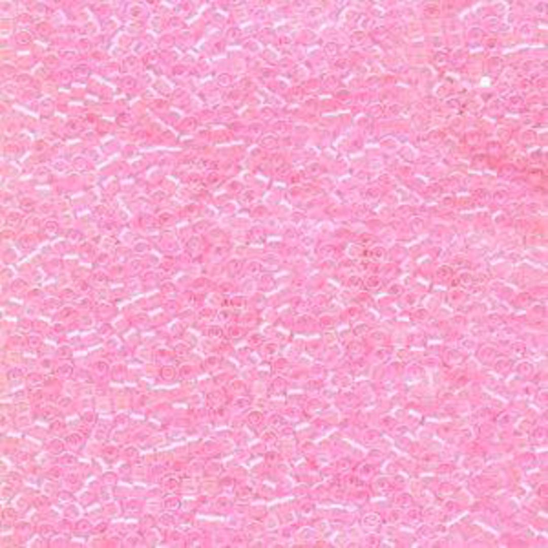 11/0 Miyuki Delica, colour 055 - Lined Pale Pink (5.4 grams) image 0
