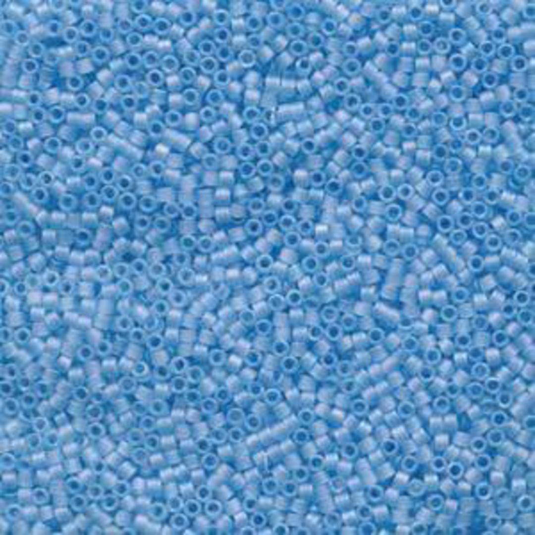 11/0 Miyuki Delica, colour 861 - Matte Sky Blue Shimmer (5.4 grams) image 0
