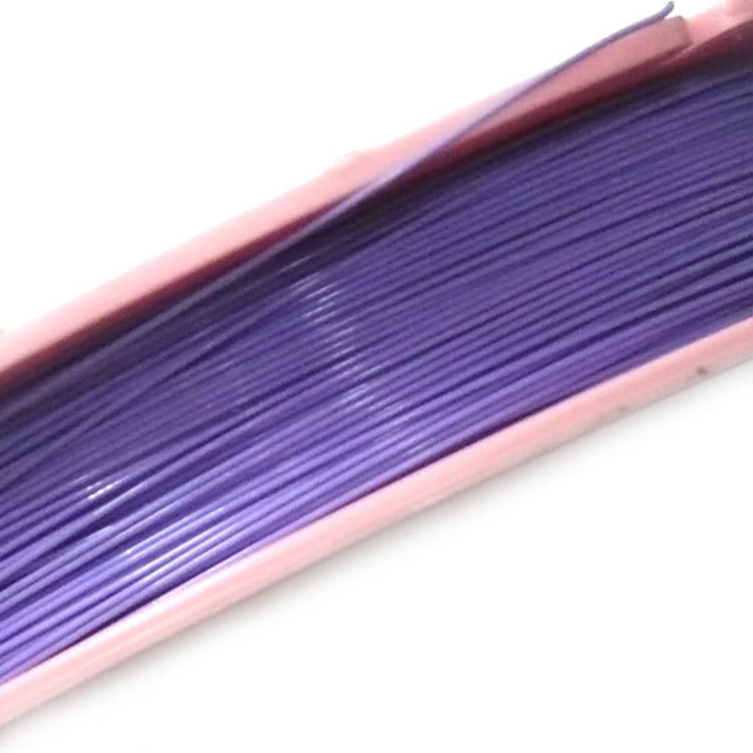 Tigertail Beading Wire: 100m roll - Lavender (A grade) image 0