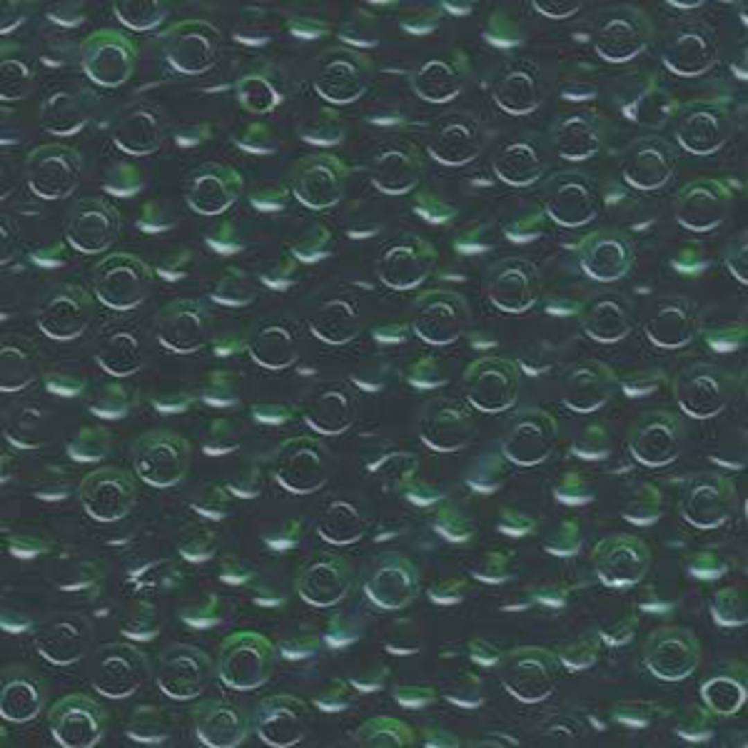 Miyuki size 6 round: 146 - Transparent Green (7 grams) image 0