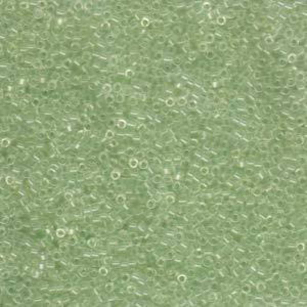 11/0 Miyuki Delica, colour 1404 - Pale Green Mist transparent image 1