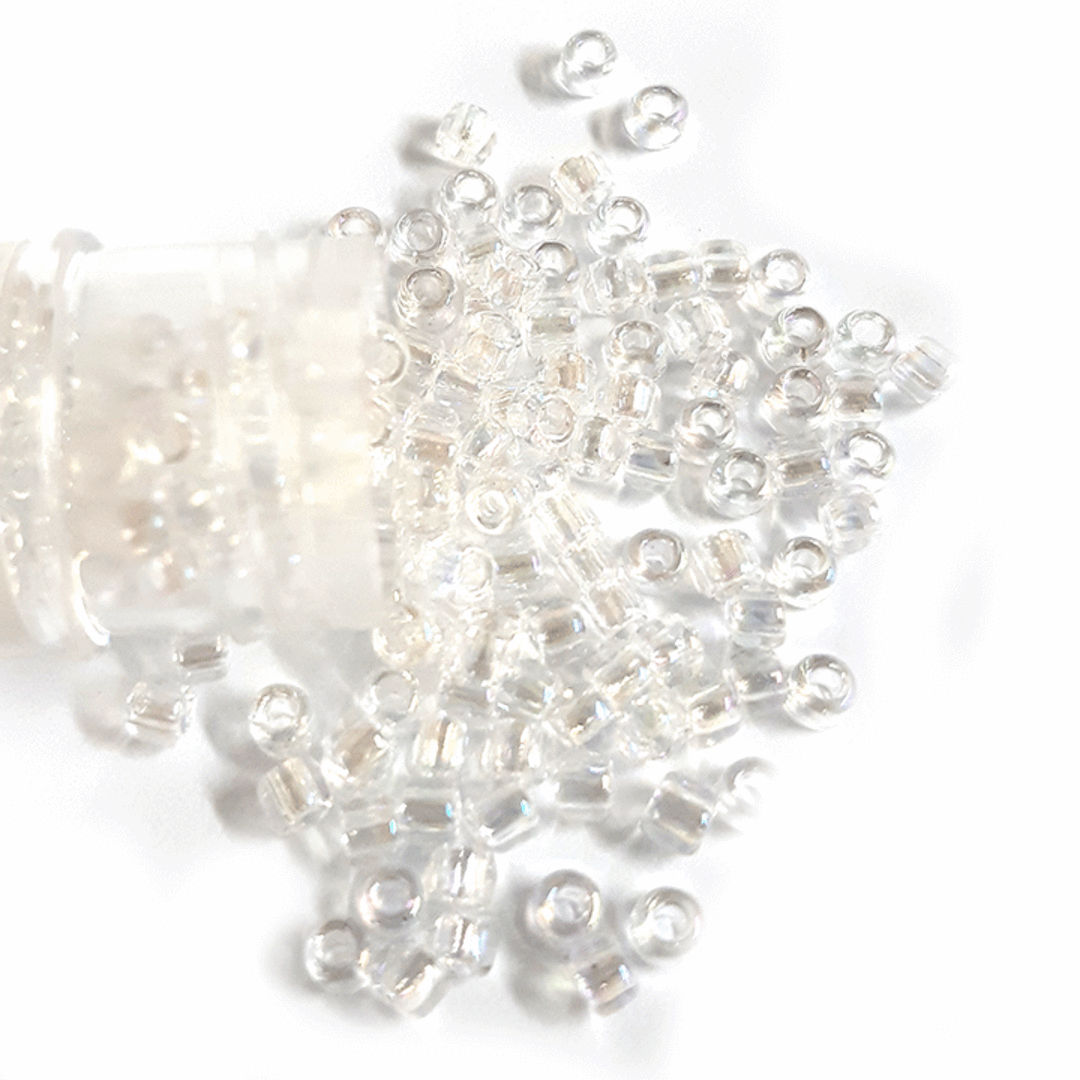Matsuno size 8 round: 250  - Crystal Clear AB (7 grams) image 0