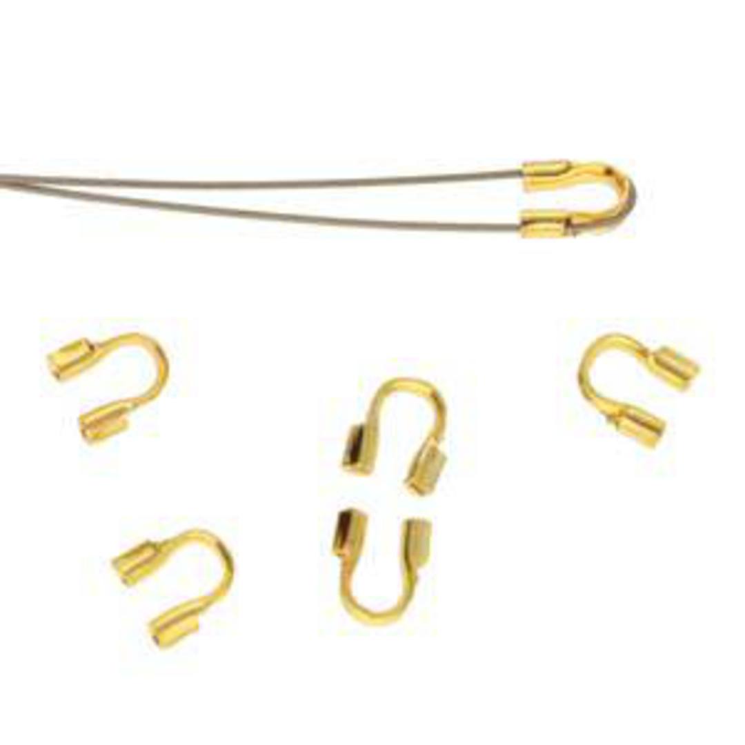 Wire Protector: Gold colour, 5mm image 1