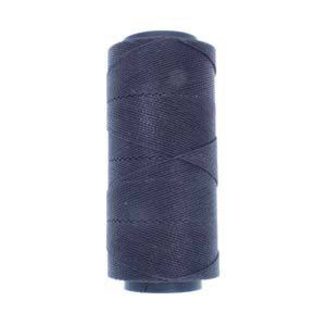NEW! 0.8mm Knot-It Brazilian Waxed Polyester Cord: Navy image 0
