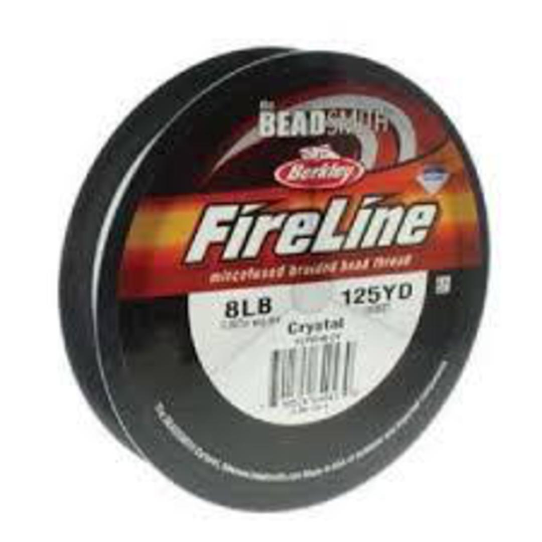 8lb Fireline, 125 yard spool: CRYSTAL CLEAR image 0