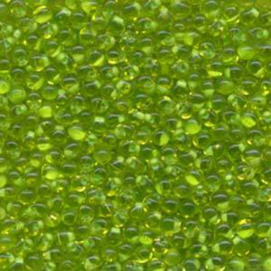 3.4mm Miyuki Drop -  Mint Green-lined Lime image 0