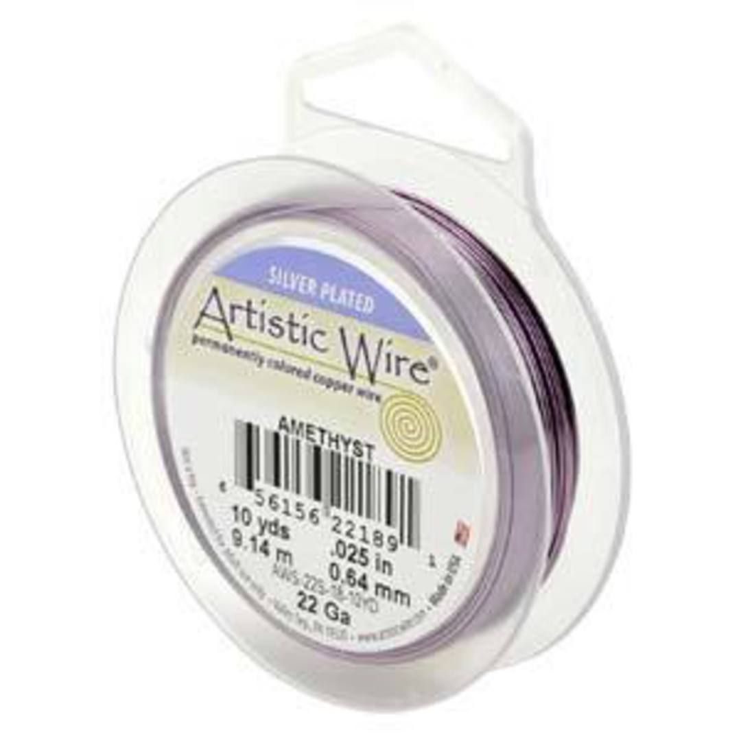 Artistic Wire: 22 gauge - Amethyst (9.1m spool) image 0