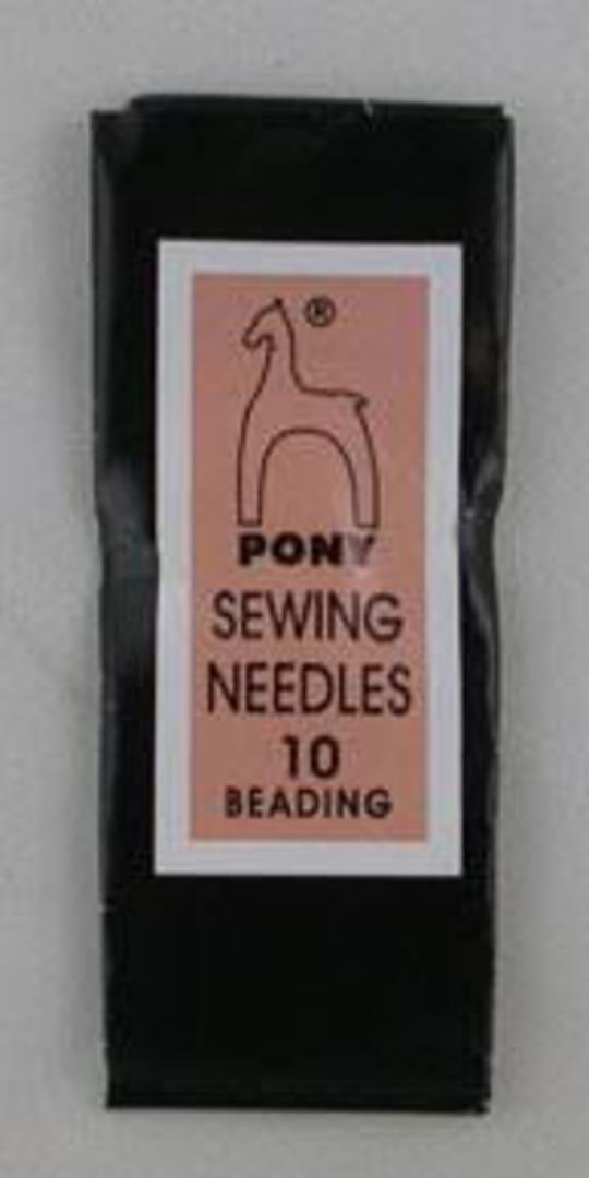 Pony Beading Needles, 25 pack: Size 10. image 0