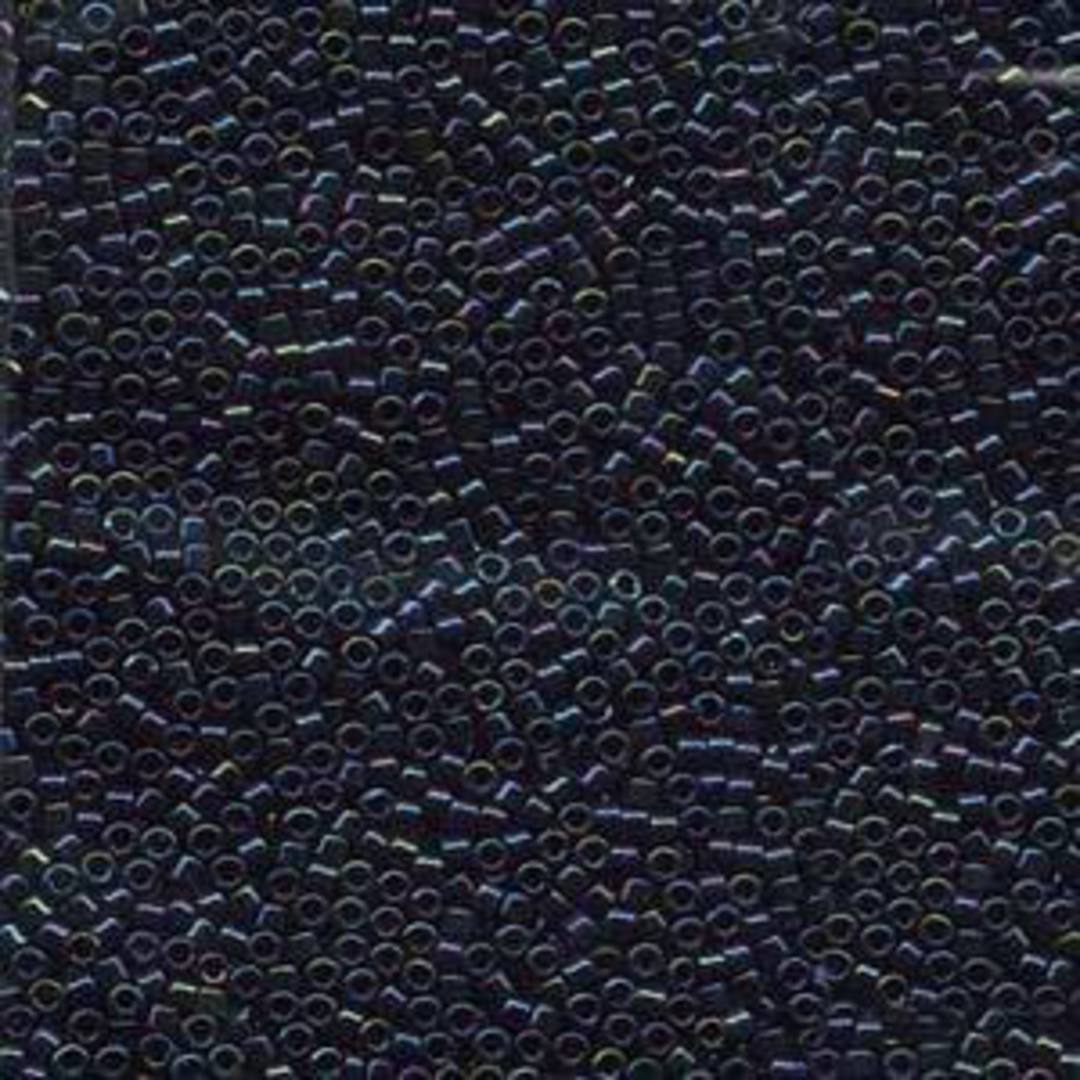 11/0 Miyuki Delica, colour 002 - Very Dark Blue Iris (5 grams) image 0