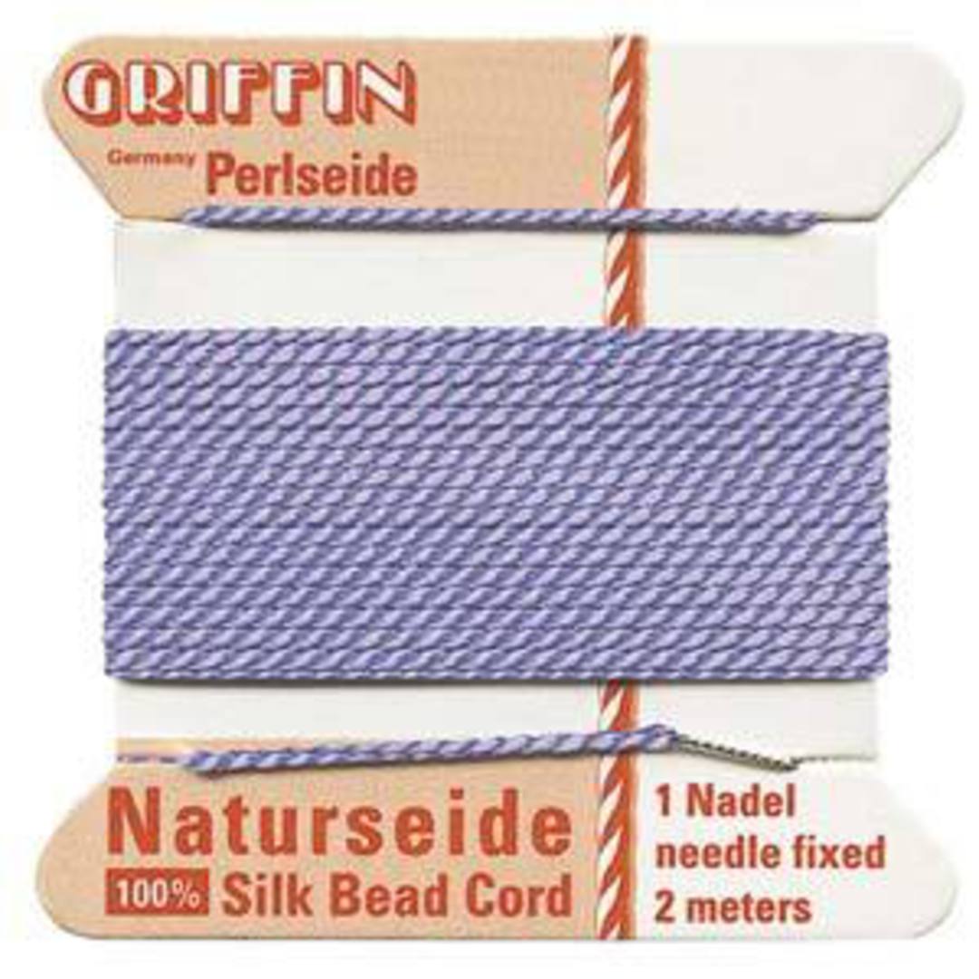 Griffin Silk Cord - Lilac - Size 2 (0.45mm) image 0