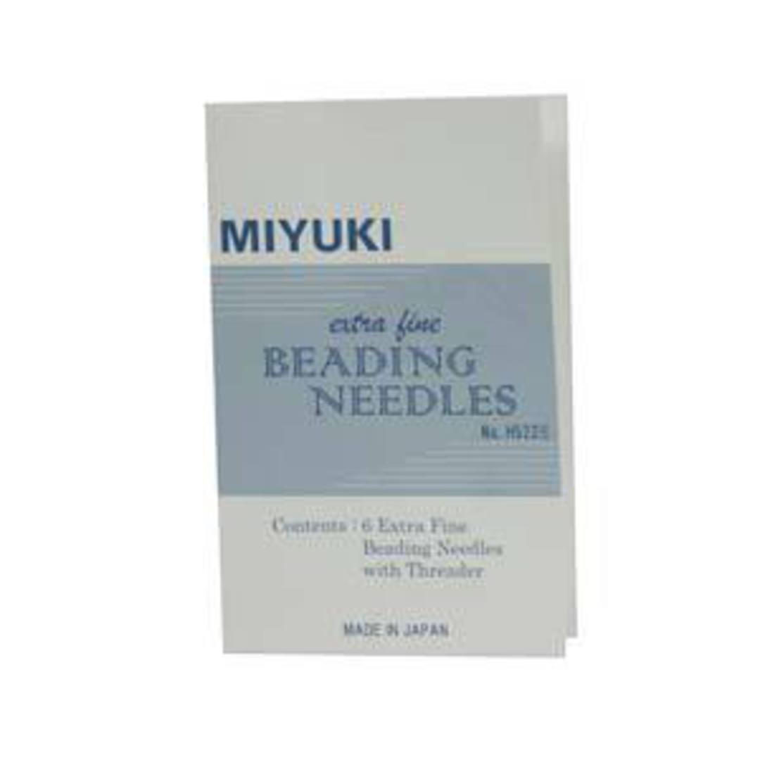 Miyuki size 13 Beading Needles (6 pack) plus threader image 0