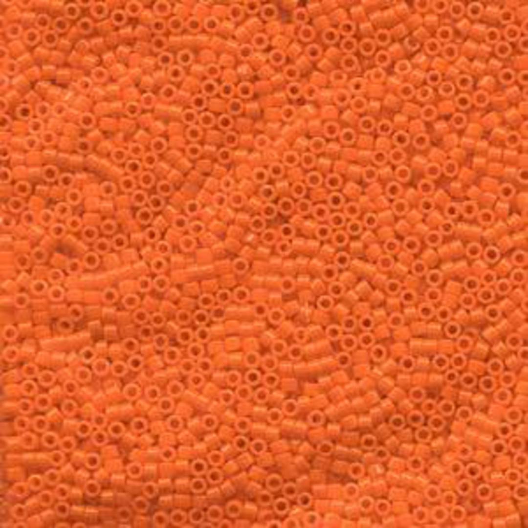 11/0 Miyuki Delica, colour 722 - Opaque Orange image 0