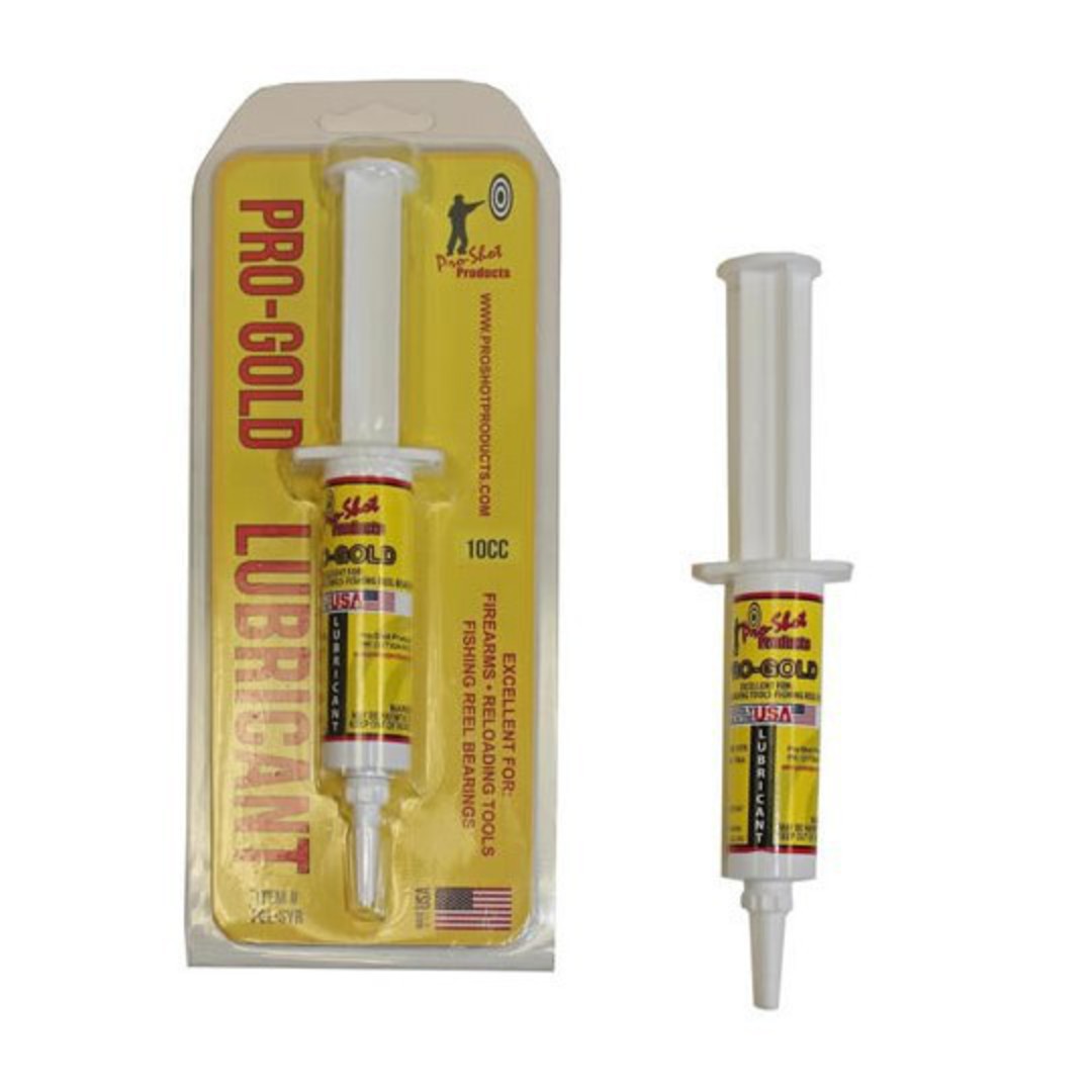 Pro-Shot Pro Gold Lube 10cc Syringe image 0