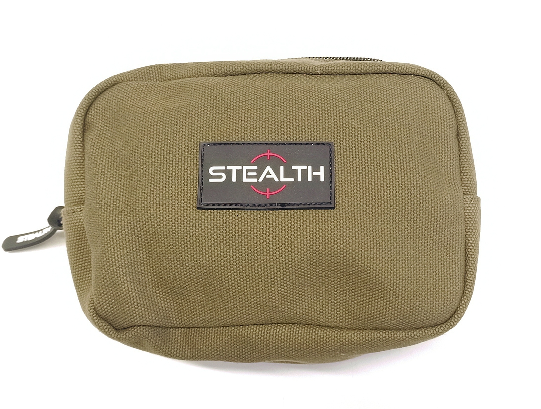 Stealth Canvas Pouch Green Colour - Large image 0