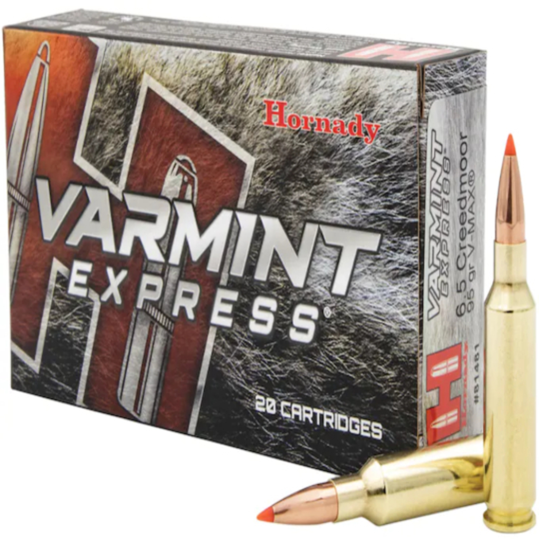 Hornady Varmint Express 6.5 Creedmoor 95gr V-Max x20 image 0