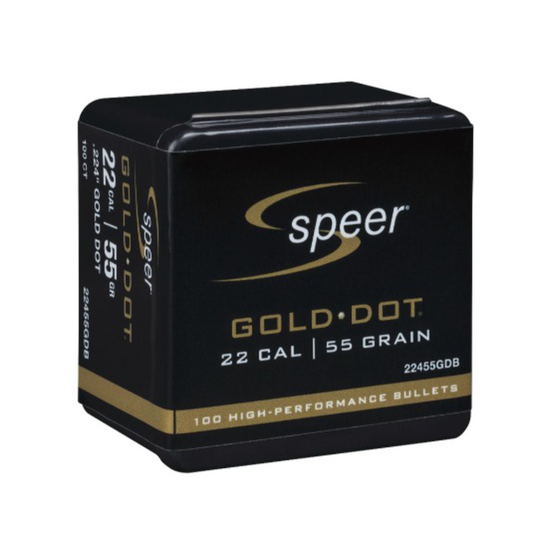 Speer Gold Dot 22cal 55gr x100 #22455GDB image 0