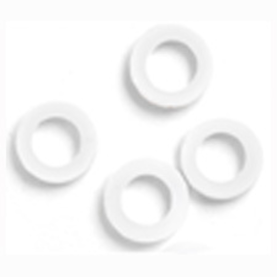 Uncle Mikes White Spacers 2510-0 12 Pack image 0