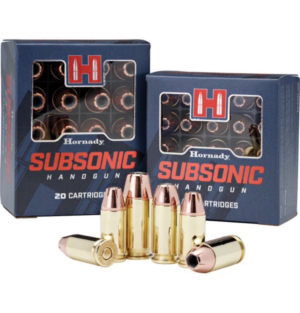 Hornady 9mm Luger 147gr XTP Subsonic (x25) image 0