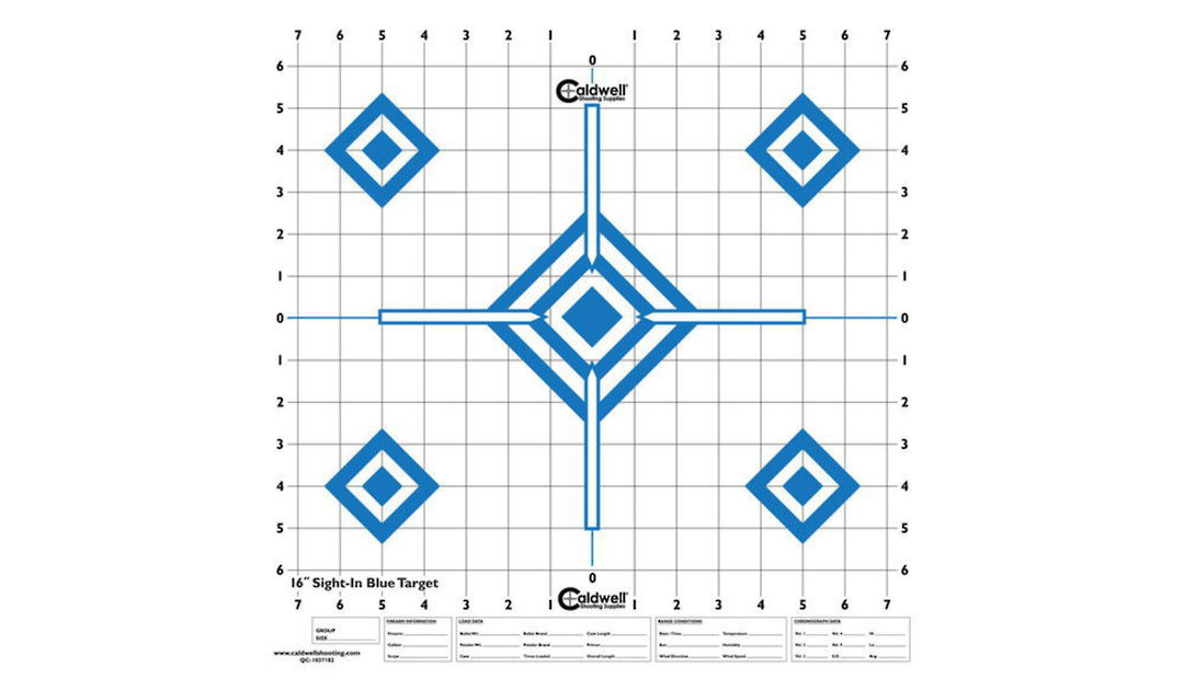 Caldwell Paper Target 16" Sight in Blue 10 pack image 0