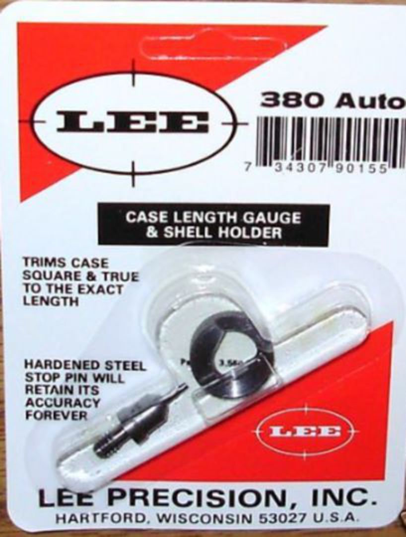 Lee Case Length Gauge 380 Auto 90155 image 0