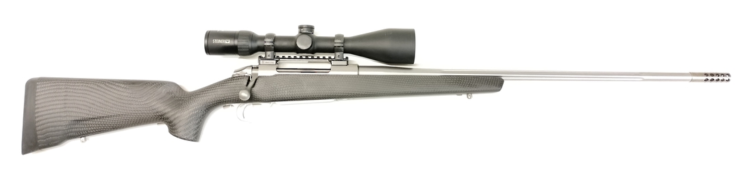 Sako 85 Carbon Light Stainless 7mm RemMag Steiner Ranger 4-16x56 Package Pre-Owned image 0