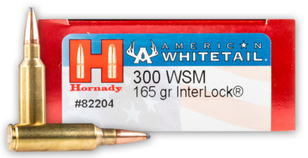 Hornady American Whitetail Ammo 300WSM 165gr #82204 image 1