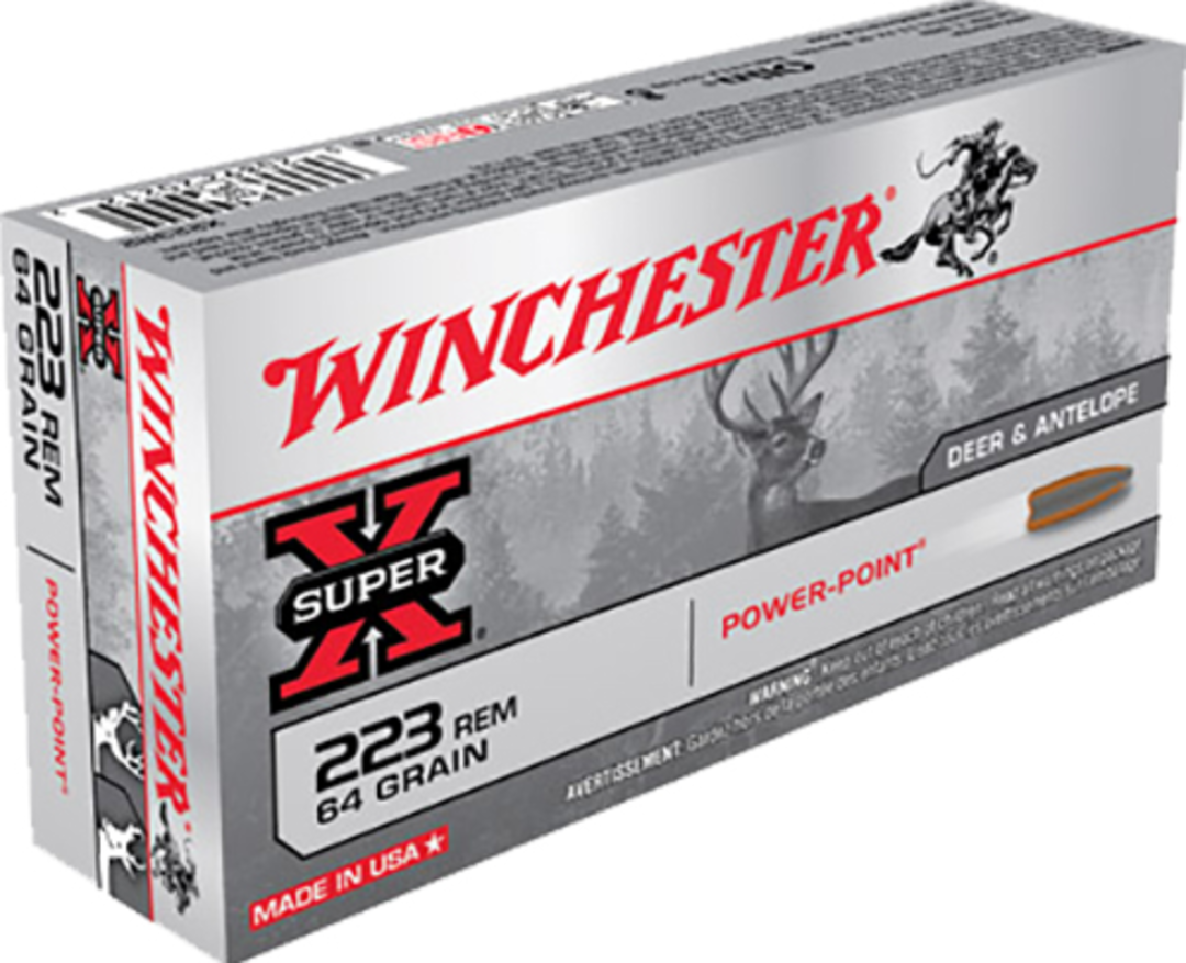 Winchester Super X 223 Rem 64gr PP 20 Rounds image 0