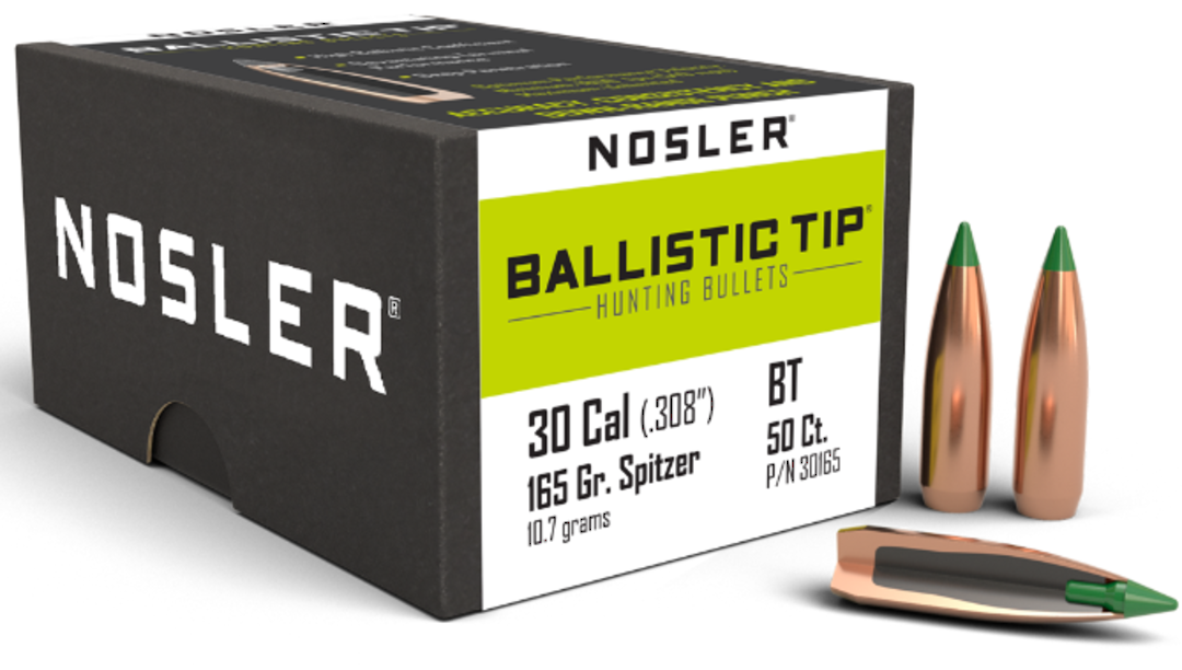 Nosler Ballistic Tip 30cal 165gr 30165 image 0