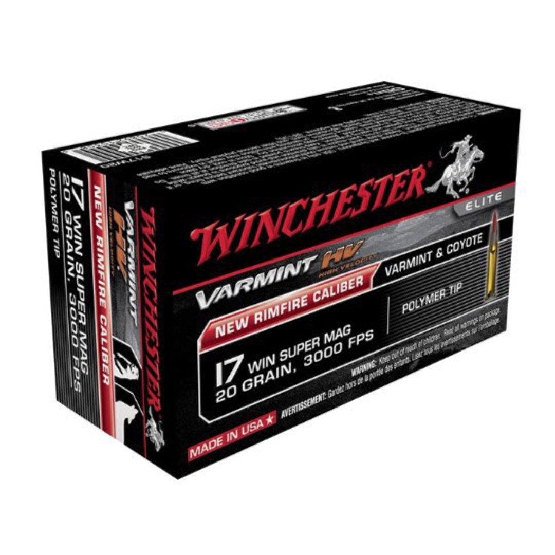 Winchester Supreme 17WSM 20gr HV x50 image 0