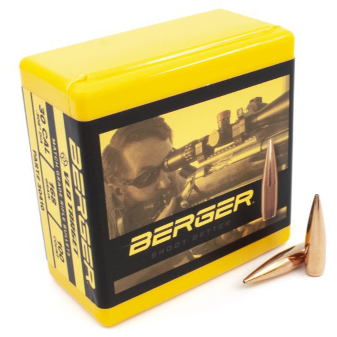 Berger 30cal 168gr VLD Target x100 #30410 image 0